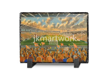Bloomfield Road Stadium Fine Art Slate Presentation - Blackpool FC